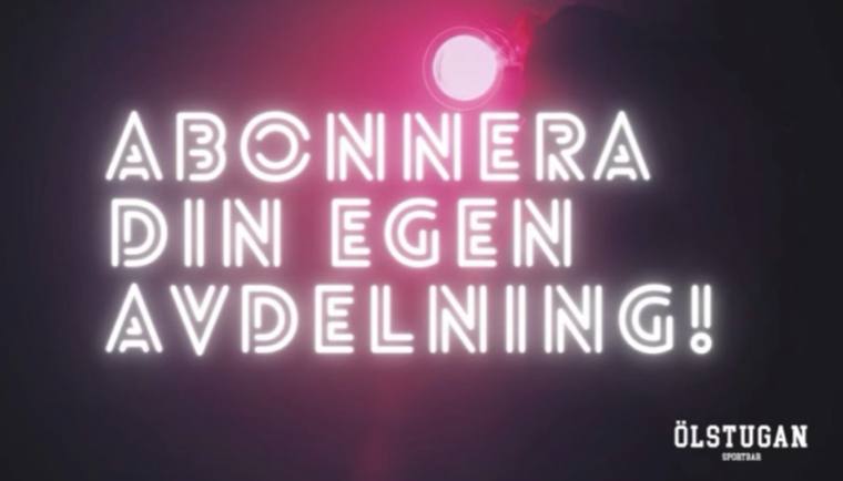 Abonnera din egna avdelning